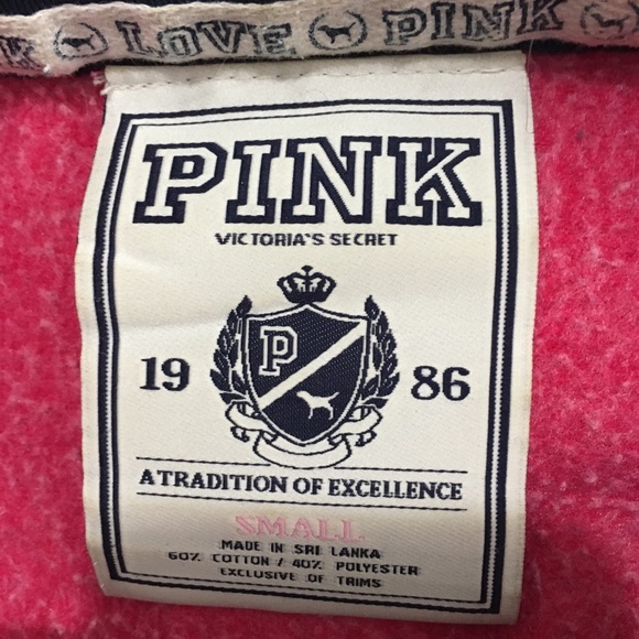 PINK Hooded Sweatshirt - Picture 3 of 5